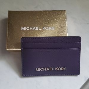 Authentic Michael Kors card holder with box